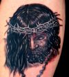 jesus image tattoos