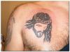 jesus pic of tattoo on chest