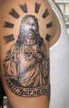 jesus pics of tattoos on arm