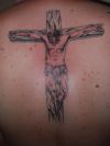 jesus back tattoo image