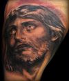 jesus image tattoo