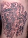jesus pic of tattoo on rib