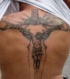jesus pic tattoo on back