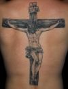 jesus tattoo for back