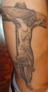 jesus tattoos pics on rib