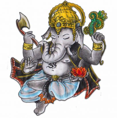 Ganesha Pic Free Tattoo