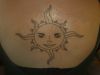 Sun tattoo image design