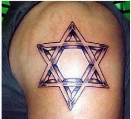 Hexagram Tattoo Design