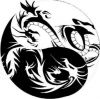 dragon yin yang tattoo