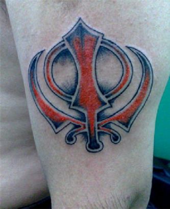 Khanda Tattoos On Arm