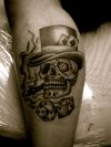 skull and dice tattoo pic