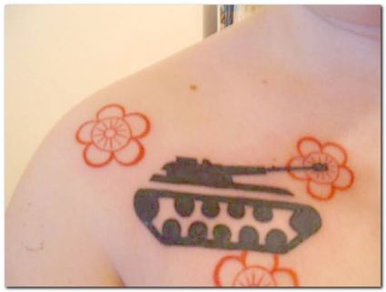 Military Tattoo On Back