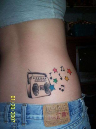 Music System Tattoo