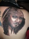 pirates tattoo back