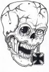 skull tats design