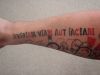 color text tattoo