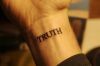 truth text tattoo