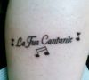 music text tattoo