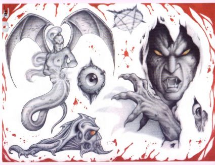Demon Tattoos Pic