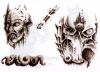 demon face pics tattoos