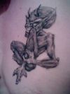 demon tattoos pic on chest