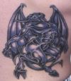 japnese demon tattoo pic
