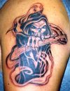 demon arm tattoos