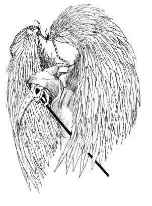 Grim Reaper Angel Death Free Tattoo