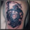 grim reaper arm tattoo