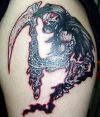 grim reaper tattoo images on arm