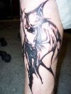 grim reaper tattoo images on leg