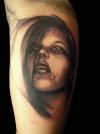 vampire girl face pic tattoos