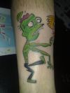 Zombie Tattoo Design 