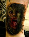 Zombie Face pics Tattoo
