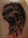 Zombie Tattoo Art on Back