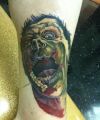 Zombie Face Tattoo Pics Free