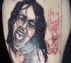 Zombie Tattoo Design On Back