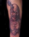 Zombie Tattoo Image on Arm
