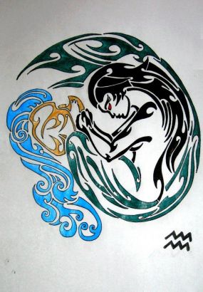 Aquarius Tattoos Image