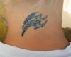 aquarius tattoo pic on back of neck