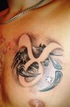 cancer pic tattoo on chest