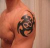 cancer zodiac tattoo on arm