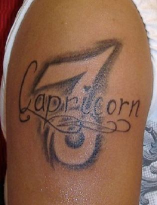 Capricorn Tattoo Pic On Arm