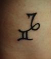 capricorn and gemini pic tattoo