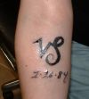 capricorn symbol tat design pic