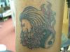 leo zodiac tattoo image