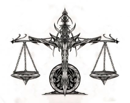 Libra Scales Tattoo