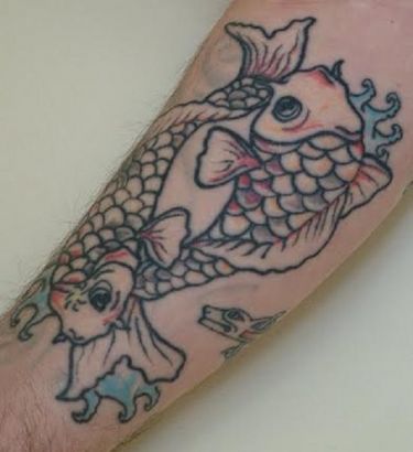 Pisces Tattoos Image On Arm