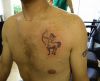 sagittarius pic tattoos on chest