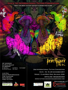 Indian Ink 2nd Tattoo Convention, Goa